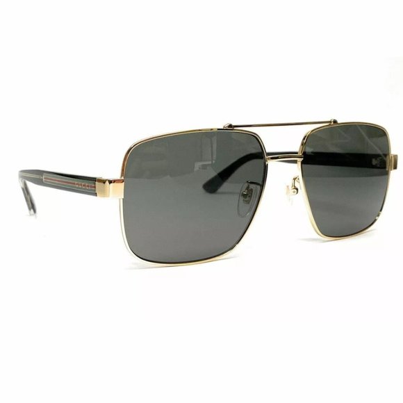 Gucci Men's Gold Rectangle Sunglasses! - Picture 3 of 3